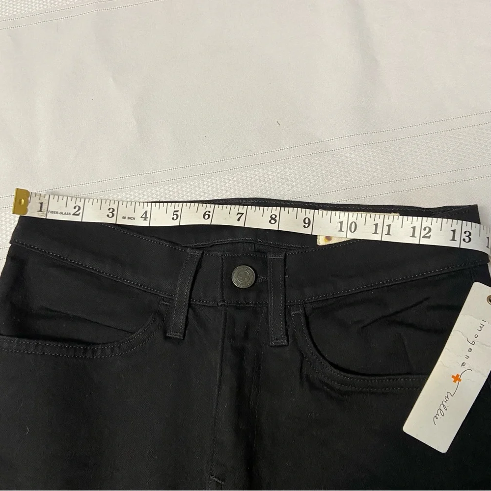 Imogene + Willie Black Womens Imogene Slim Jeans New! Sz 24* see measurements